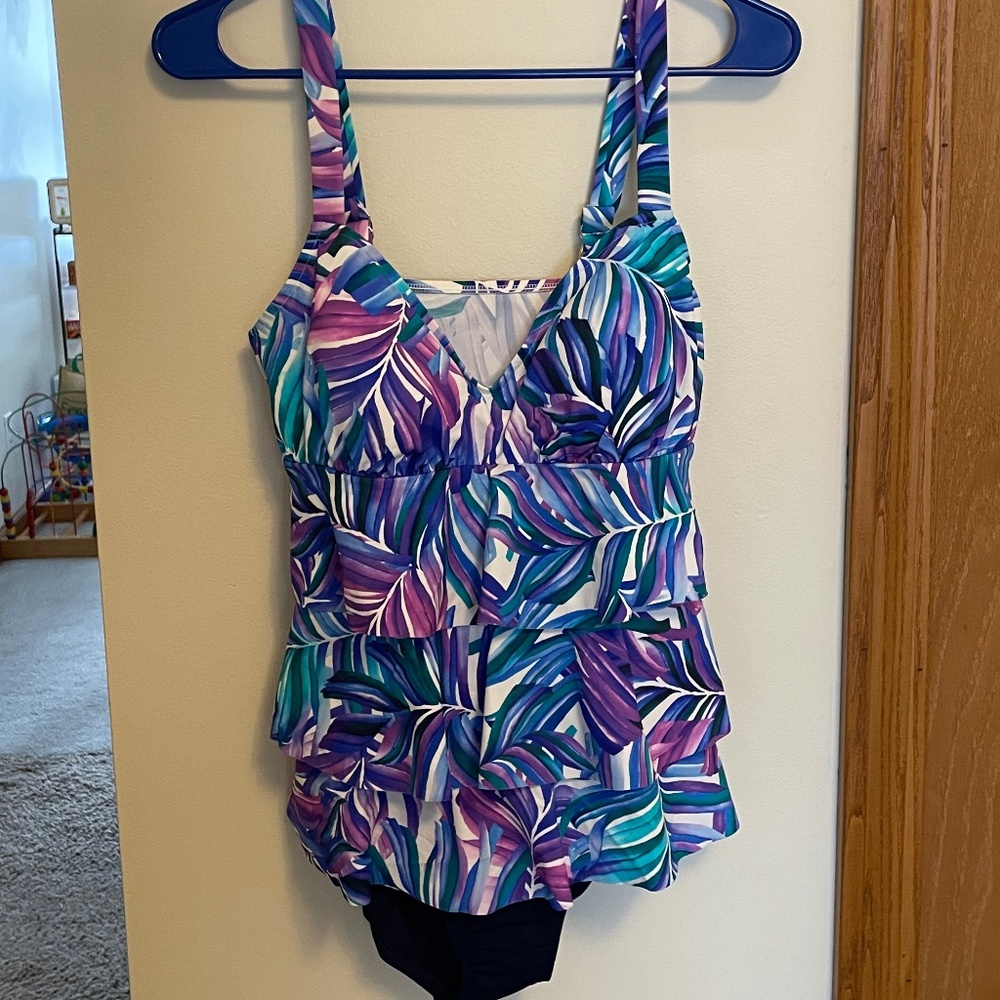 NWT Swim Solutions Swimsuit, Size 10